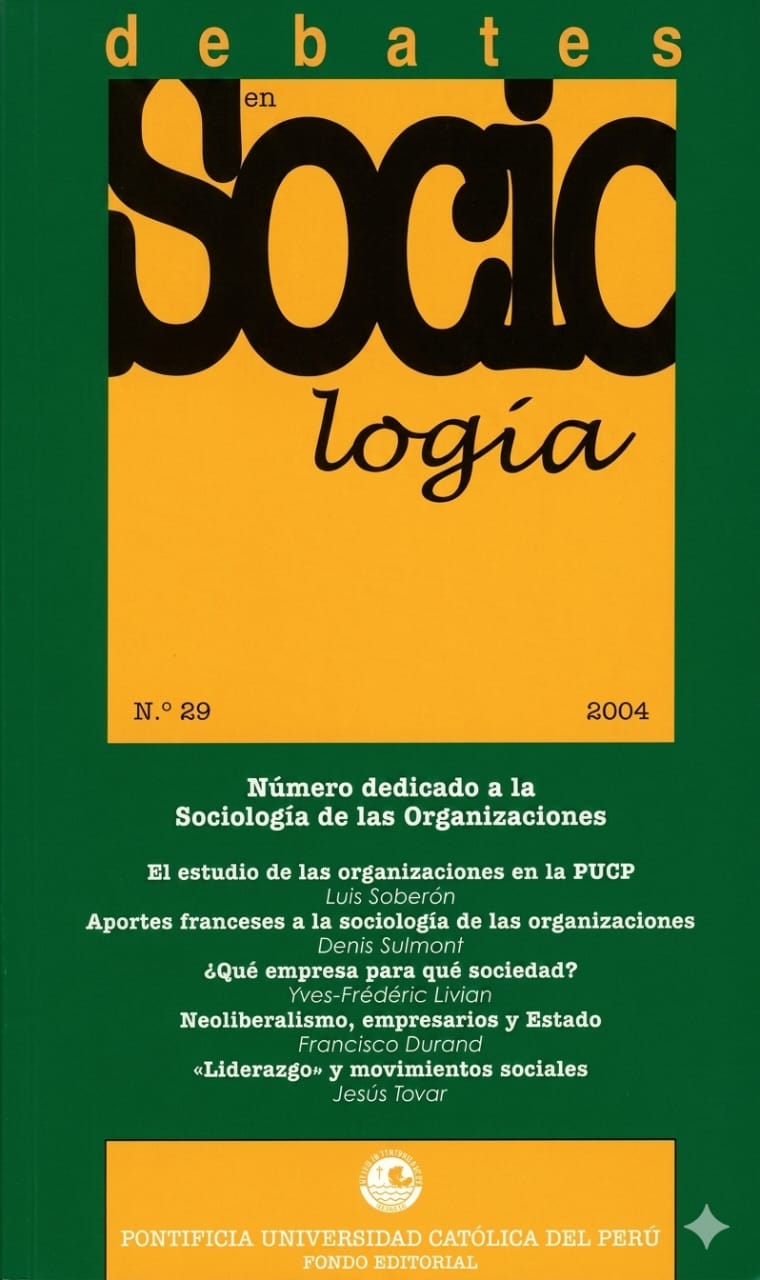 Debates en Sociología 29